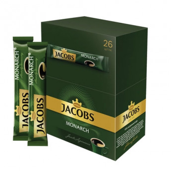 Кофе растворимый JACOBS MONARCH (Якобс Монарх), сублимированный, 1,8 г, пакетик, 41933, 52 шт/в уп