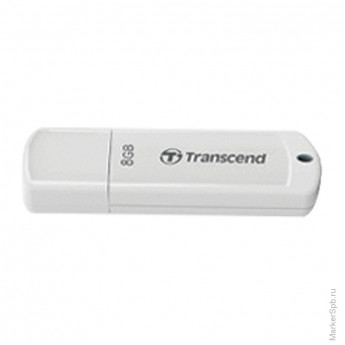 Память TRANSCEND USB Flash 8Gb USB2.0 JetFlash 370 белый