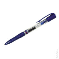 Ручка гелевая автоматическая синяя, 0,7мм, 5 шт/в уп