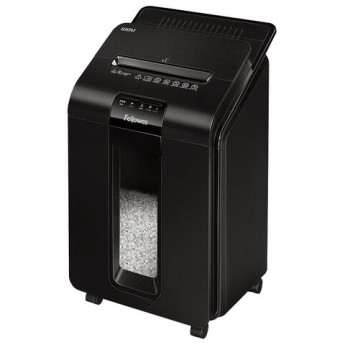 Уничтожитель (шредер) с автоподачей FELLOWES AUTOMAX 100M, 4уровень секретности, 4x10мм,23л,FS-46292