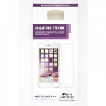 Стекло защитное iPhone 5/5C/5S/SE tempered glass