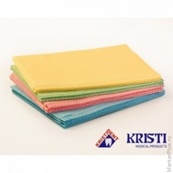 Салфетки нагрудн.Кристидент 500шт.в уп.Стандарт(2сл.)33х45см,Гол., комплект 500 шт