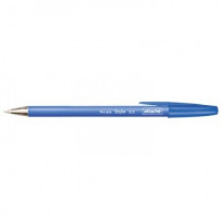 Ручка шариковая Attache Style 0,5мм прорезин.корп.синий ст., 10 шт/в уп