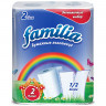 Полотенца бумажные FAMILIA Радуга 1/2 листа 2сл 2рул/уп, комплект 2 шт