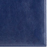 Еженедельник недатированный МАЛЫЙ ФОРМАТ 95х155 мм А6 BRAUBERG "Imperial" под кожу, 64 л., темно-синий, 126186
