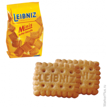 Печенье BAHLSEN Leibniz (БАЛЬЗЕН Лейбниц) "Minis butter", сливочное, 100 г, 8593