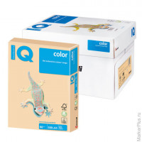 Бумага цветная IQ color, А4, 80 г/м2, 500 л., тренд, золотистая, GO22