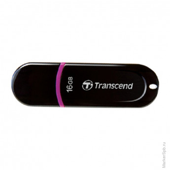 Память TRANSCEND USB Flash 16Gb USB2.0 JetFlash 300 черный