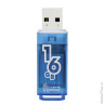 Флэш-диск 16 GB, SMARTBUY Glossy, USB 2.0, синий, SB16GBGS-B