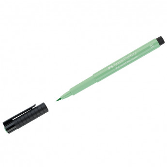 Ручка капиллярная Faber-Castell 'Pitt Artist Pen Brush' цвет 162 светло-бирюзовая, кистевая, 10 шт/в уп