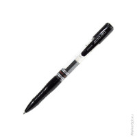 Ручка гелевая автоматическая черная, 0,7мм 12 шт/в уп