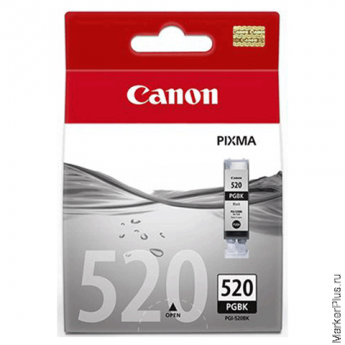 Картридж струйный CANON (PGI-520BK) Pixma MP540/630/980, черный, оригинальный, 2932В004