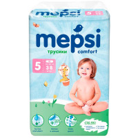 Подгузники -трусики для детей MEPSI XL (12-22 кг) 38 шт/уп, комплект 38 шт