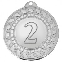Медаль 2 место 45 мм серебро DC#MK309b-S