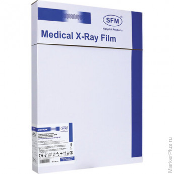 Рентгеновская пленка синечувствительная, SFM X-Ray BF, КОМПЛЕКТ 100 л., 30х40 см., ш/, 629039 Рентгеновская пленка синечувствительная, SFM X-Ray BF, КОМПЛЕКТ 100 л., 30х40 см., ш/, 629039