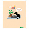 Тетрадь 48л., А5, линия ArtSpace "Рисунки. Funny cat"