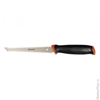 Ножовка по гипсокартону 180 мм, MATRIX, две рабочие кромки, двухкомпонентная рукоятка, 23392