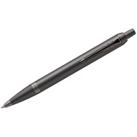 Ручка шариковая Parker "IM Professionals Monochrome Titanium" синяя, 1мм, подарочная упаковка