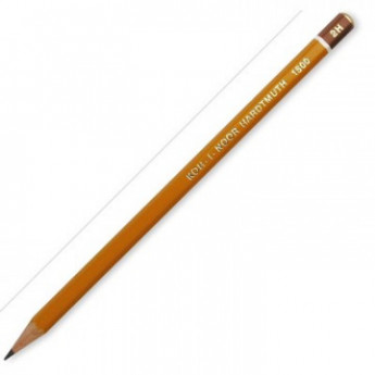 Карандаш чернографитный KOH-I-NOOR 1500/2H б/ласт, Чехия