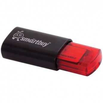 Память Smart Buy "Click" 64GB, USB 2.0 Flash Drive, красный, черный