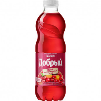 Морс Добрый Виноград-клюк-брус-морош 'Брусника Морошка' 0,97 л