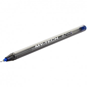 Ручка шариковая PenSan "My-Tech" синяя, 0,7мм, игольчатый стержень, на масляной основе 25 шт/в уп