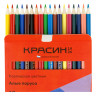 Карандаши цветные Красин 'Алые Паруса', 18цв., трехгран., заточен., картон, европодвес