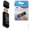 Флэш-диск 16 GB, SMARTBUY Glossy, USB 2.0, черный, SB16GBGS-K