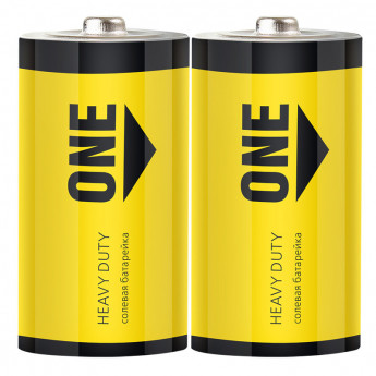 Батарейка SmartBuy ONE D (R20) солевая, SB2 2 шт/в уп