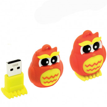 Память Smart Buy "Wild series" Сова 16GB, USB2.0 Flash Drive, красный