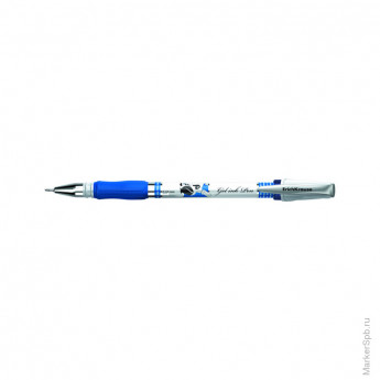 Ручка гелевая "ROBOGEL" синяя, 0,5мм, грип