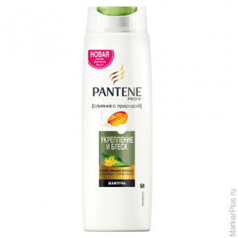 Шампунь 400 мл, PANTENE (Пантин) "Слияние с природой", укрепление и блеск, PT-81523651