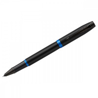 Ручка-роллер Parker 'IM Professionals Marine Blue BT' черная, 0,8мм, подарочная упаковка