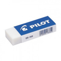 Ластик PILOT EE102 винил, карт.держатель, цв.белый, Япония, 61'22'12 мм.