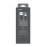 Кабель USB PERO DC-04 micro-USB, 2А, 1м, Silver-black