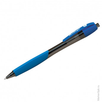 Ручка шариковая автоматическая "Triangle XL" синяя, 1мм, трехгранный корпус, грип