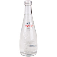 Вода минеральная негазированная Evian, 0,33л, стеклянная бутылка 20 шт/в уп