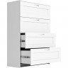 Комод ШС_Сириус 4 ящика белый