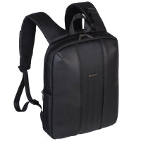 Рюкзак для ноутбука 14" RivaCase 8125, исскуственная кожа, полиэстер, черный, 400*290*70мм