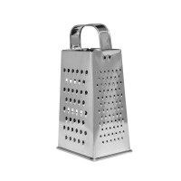 Терка 4 грани 22*11*8,5 см, белая жесть, BoomHouse Classic, 701858