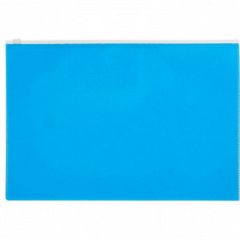 Папка на молнии А4 Attache Color , голубой