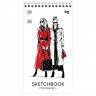 Скетчбук 40л. А5 на гребне BG "Fashion", 120г/м2