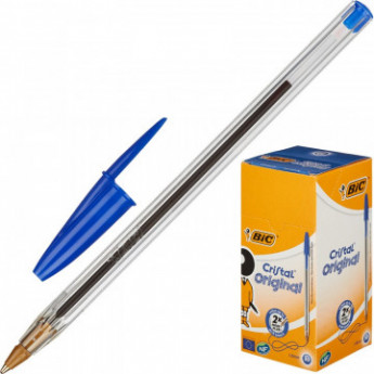 Ручка шариковая BIC Cristal синий 0,4мм Франция