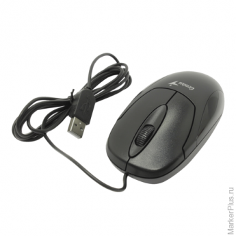 Мышь проводная оптическая GENIUS XScroll V3, USB, 2 кнопки + 1 колесо-кнопка, чёрный, 31010233100