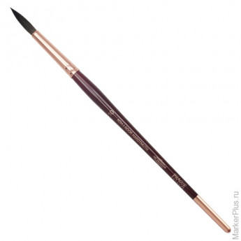 Кисть художественная KOH-I-NOOR белка, круглая, №10, короткая ручка, блистер, 9935010017BL