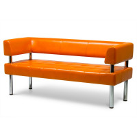 Мягкая мебель MV_BUSINESS диван 3-х местный к/з оранжевый Oregon 20