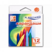 Мелки восковые Луч Классика 12цв круглые 12С 861-08 Мелки восковые Луч Классика 12цв круглые 12С 861-08
