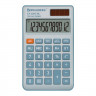 Калькулятор карманный BRAUBERG CX-102C-BL (76x126мм), 12 разрядов, двойное питание, ГОЛУБОЙ, 272649