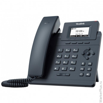 Телефон SIP Yealink SIP-T30P черный