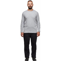 Трикотаж Футболка (160 г.) с длинным рукавом сер.(XXXL)